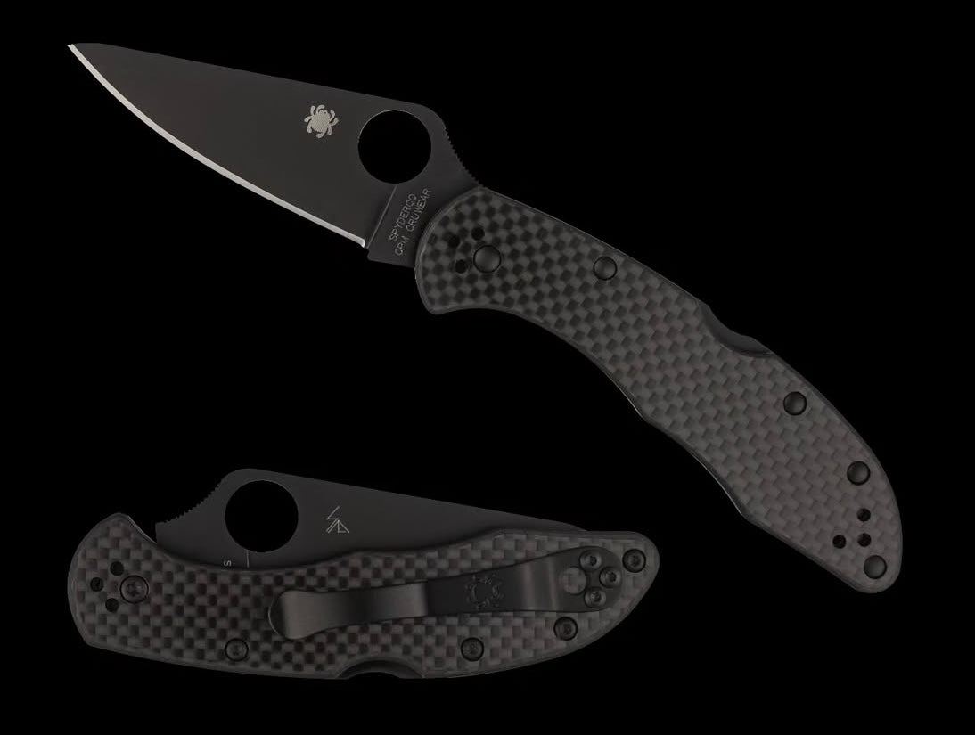 Spyderco Delica Carbon Fiber CruWear “The Knife Distributor Exclusive”