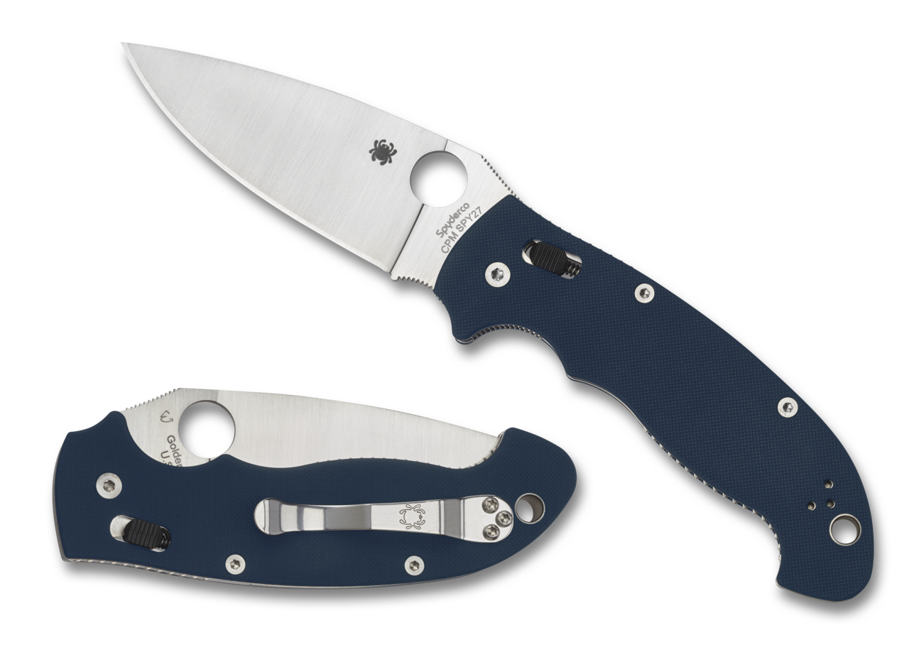 Spyderco Manix 2 XL Blue G10 SPY27