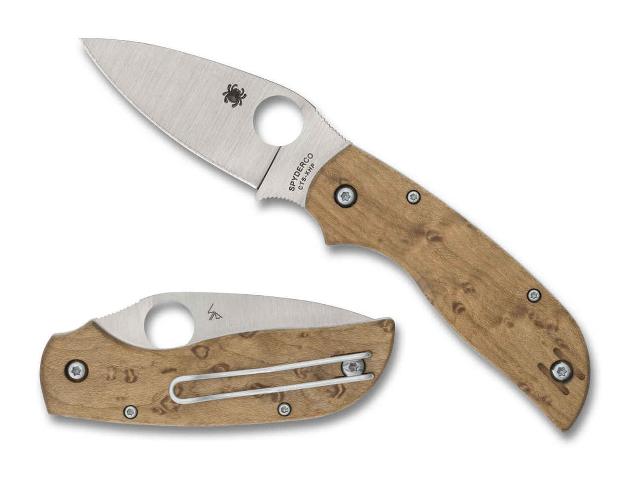 Spyderco Chaparral Slip It Birdseye Maple Slip Joint