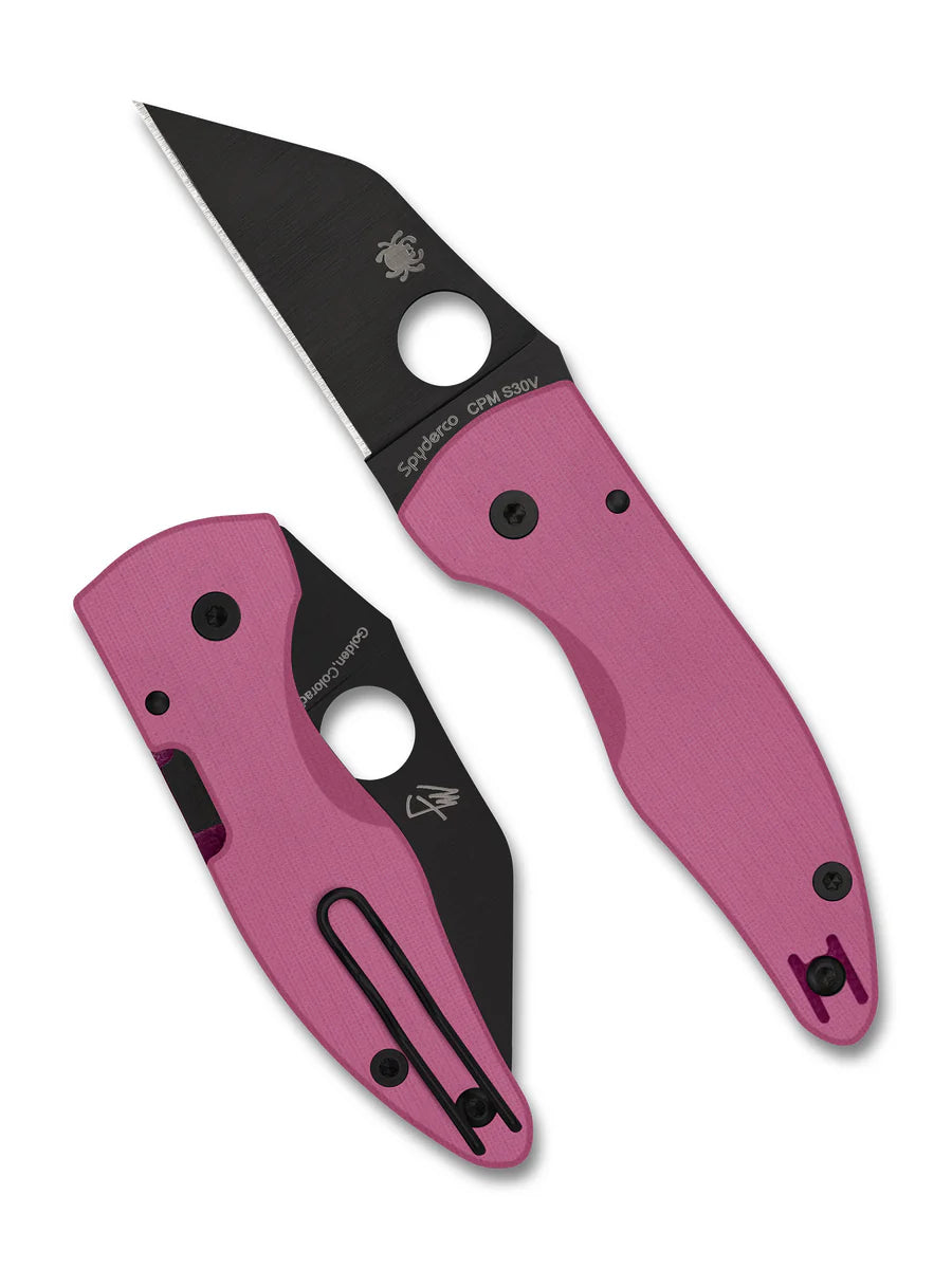 Spyderco Microjimbo Pink Sprint Run