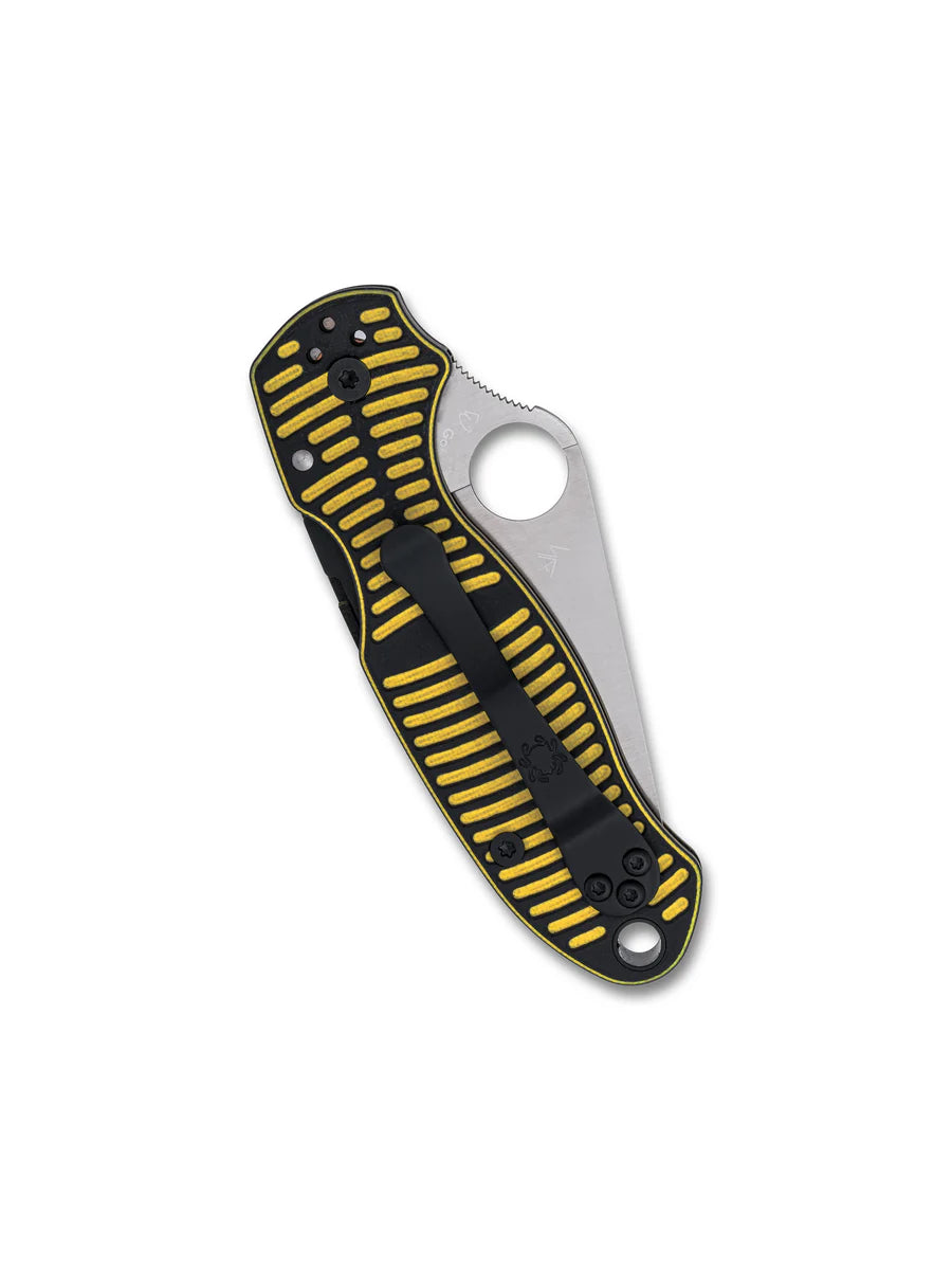 Spyderco Para 3 Salt Yellow and Black