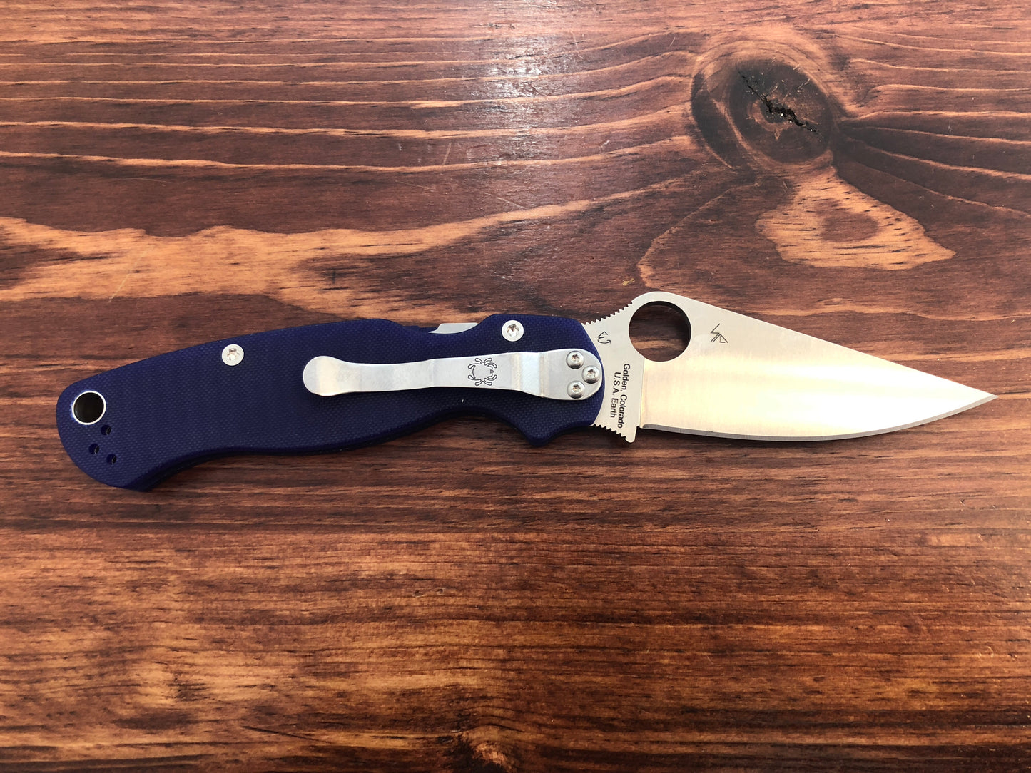Spyderco ParaMilitary 2 S110V Blurple