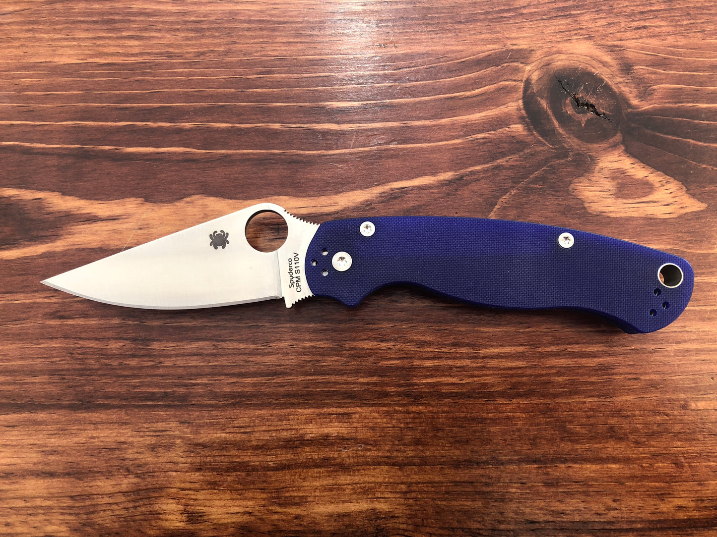 Spyderco ParaMilitary 2 S110V Blurple