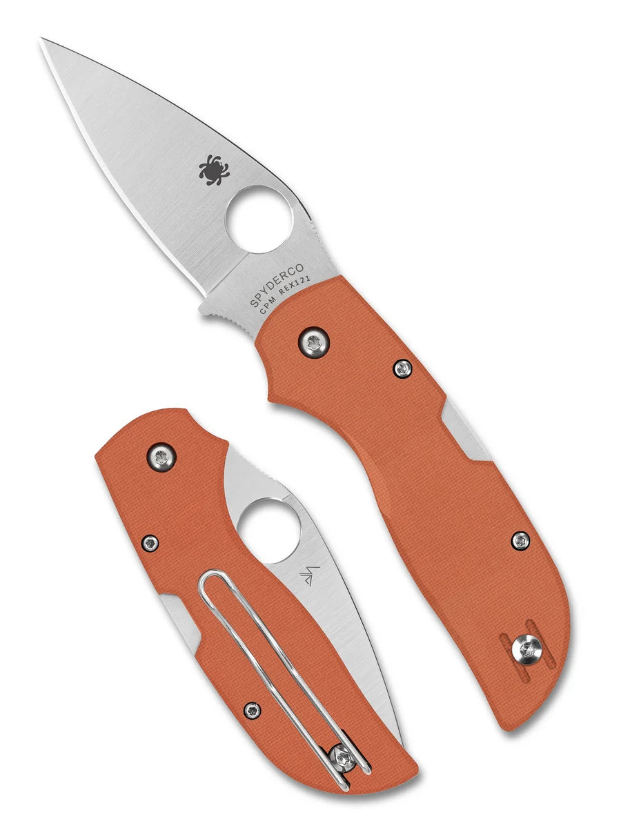 Spyderco Chaparral Rex 121 Burnt Orange G10