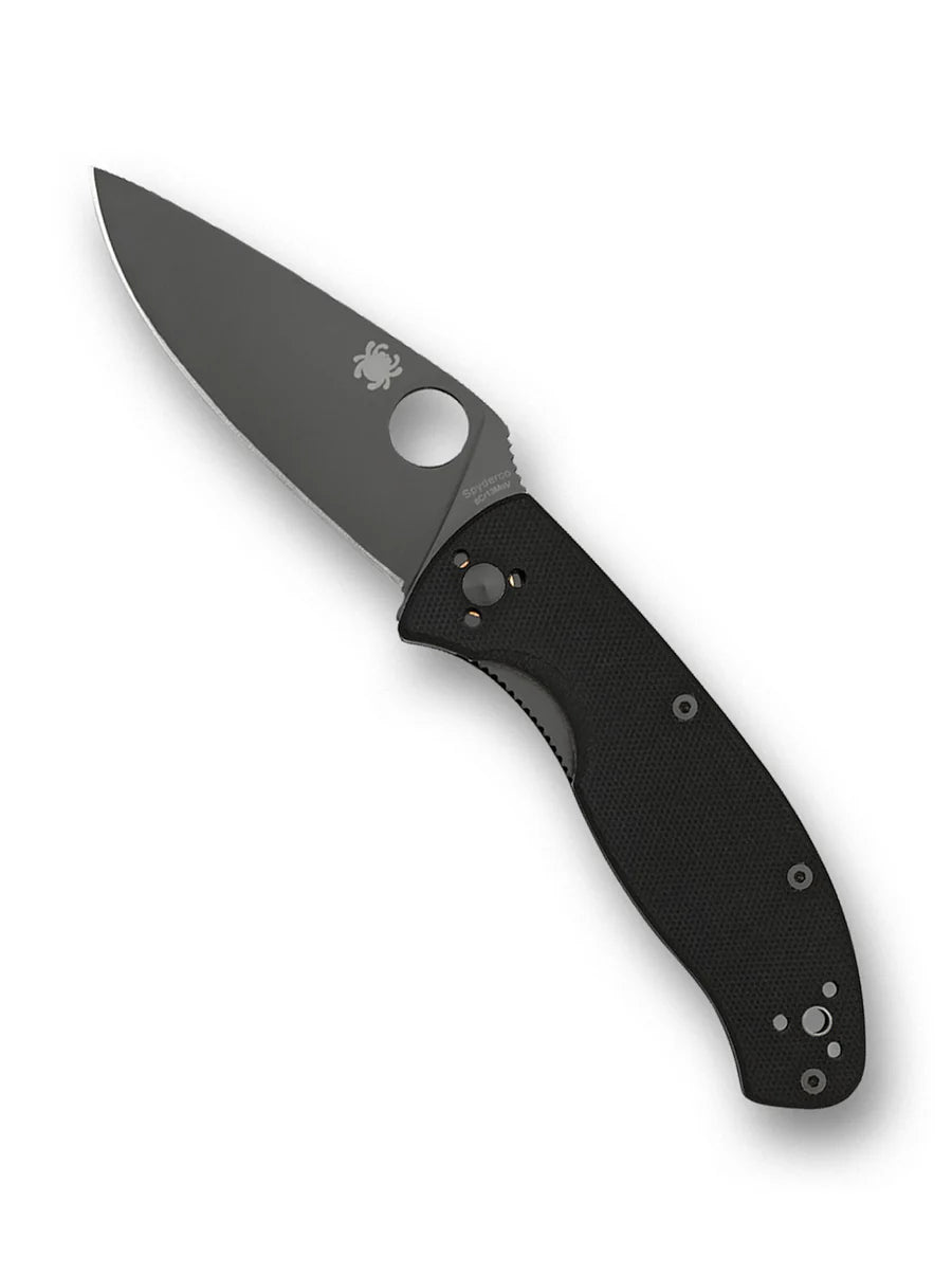 Spyderco Tenacious Black G10 Black Blade