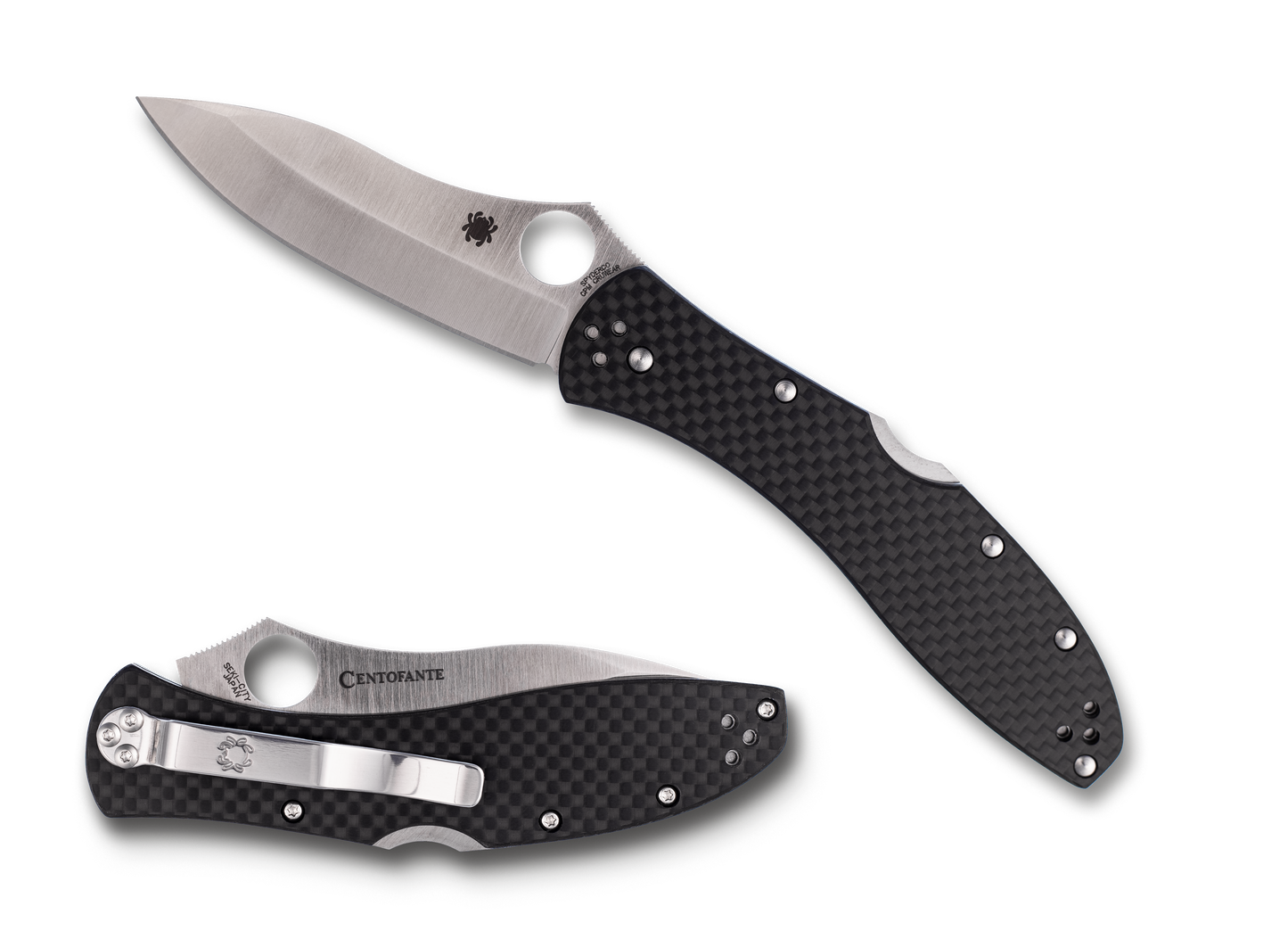 Spyderco Centofante 3 Carbon Fiber Cru-Wear Distributor Exclusive!