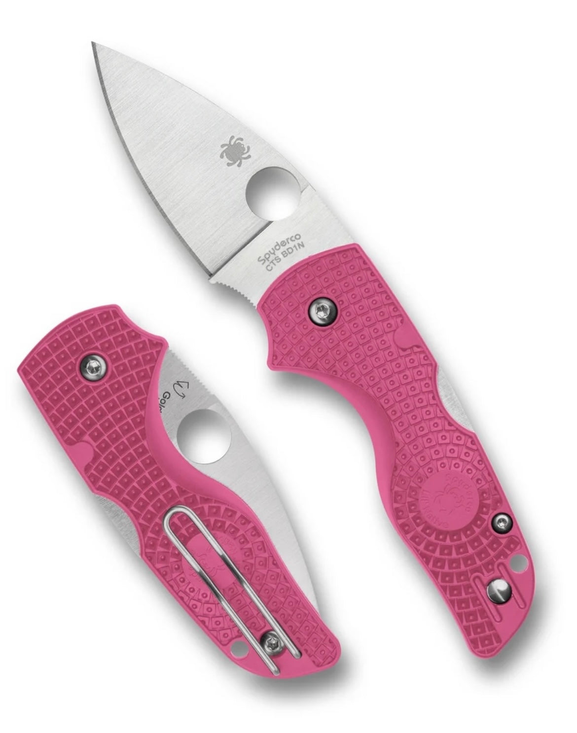 Spyderco Lil Native Lightweight Pink Lockback