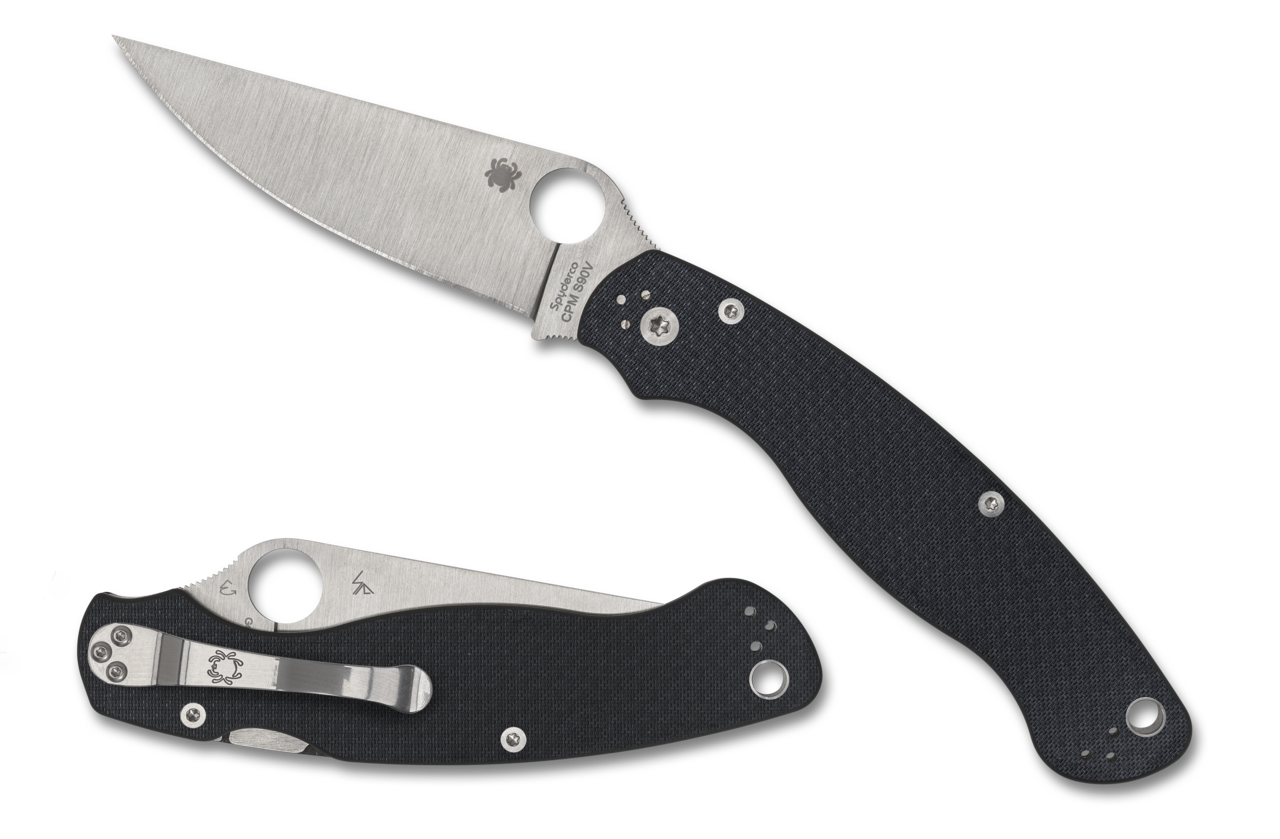 Spyderco Military 2 Carbon Fiber S90V Sprint Run