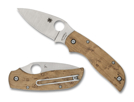 Spyderco Chaparral Slip It Birdseye Maple Slip Joint