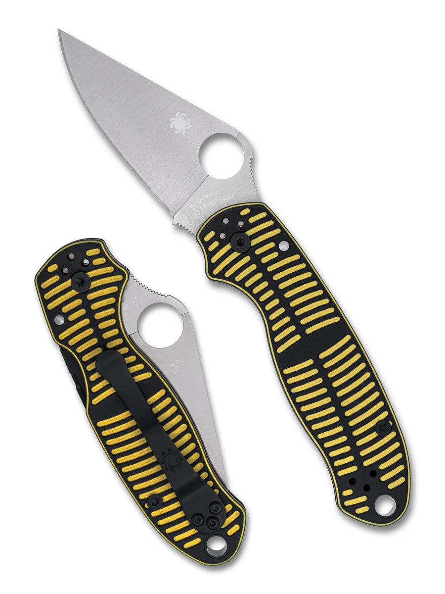 Spyderco Para 3 Salt Yellow and Black