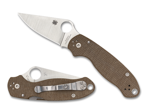 Spyderco Para 3 “Crucarta” Cruwear Micarta C223MPCW