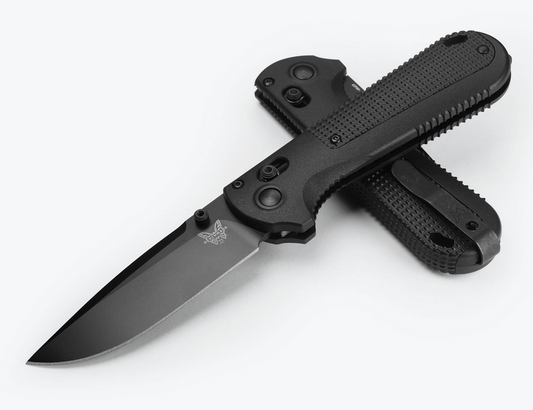 Benchmade Redoubt Black (Plain & Serrated) 430BK-02