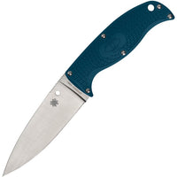 Spyderco Enuff Plain Edge Blue K390