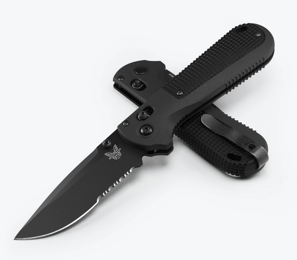 Benchmade Redoubt Black (Plain & Serrated) 430BK-02