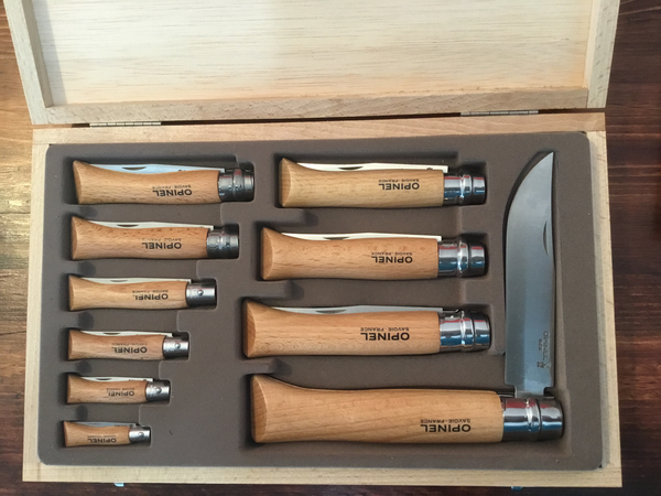 Opinel 10 Piece Set Stainless