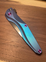 Chapman Lake Knives CLK-1 Sky Blue/Purple