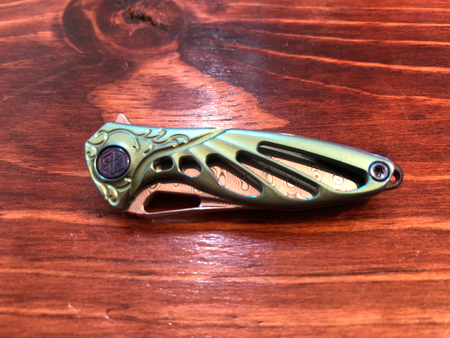 Rike Knives Hummingbird Green