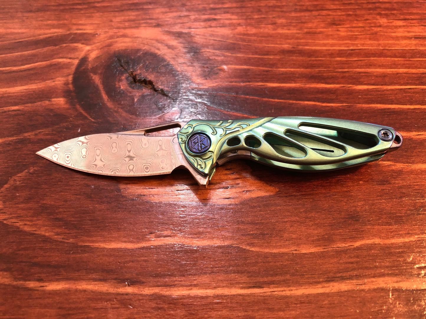 Rike Knives Hummingbird Green