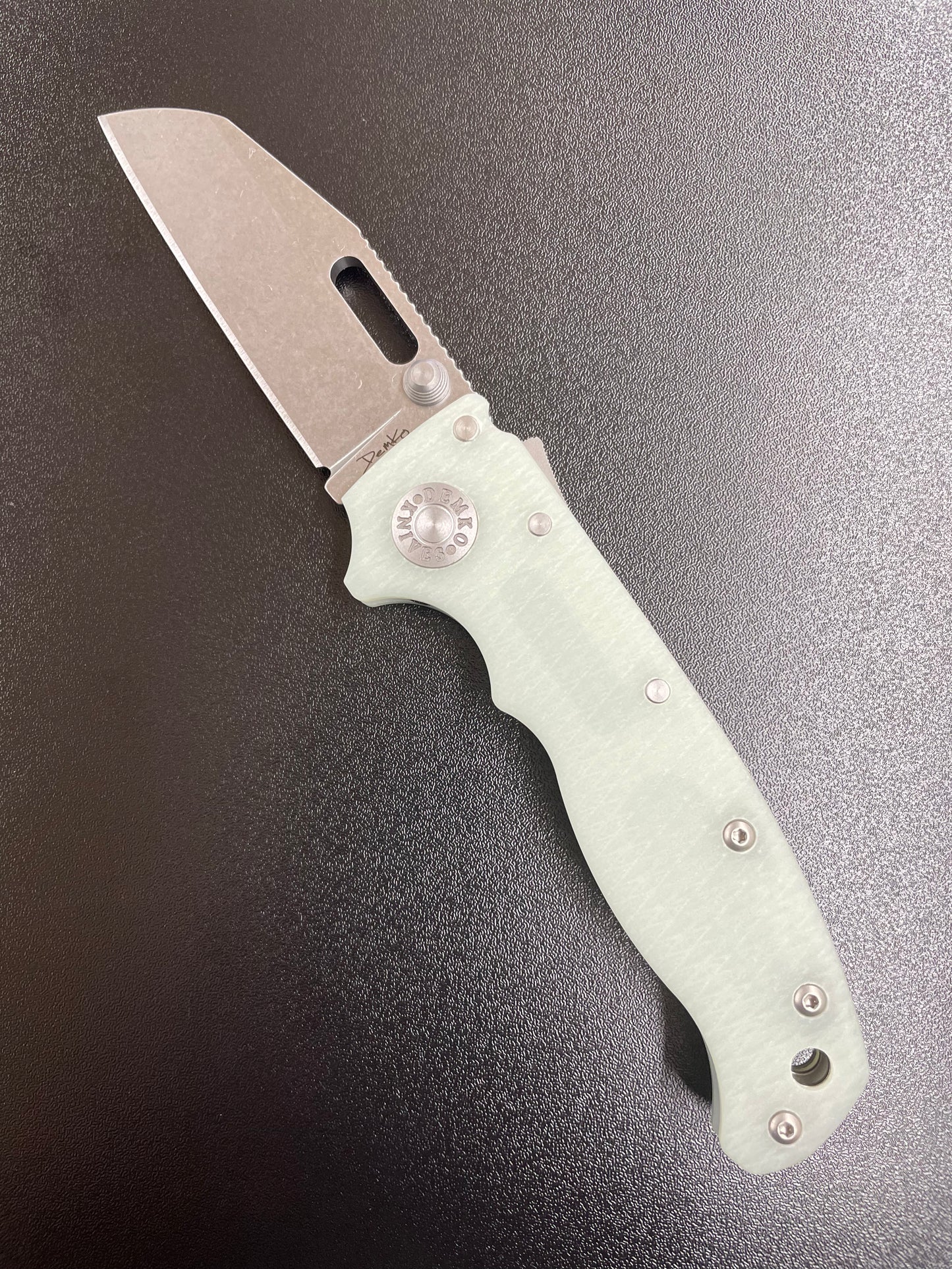 Demko AD20.5 Natural G10 S35VN SharkFoot