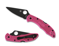 Spyderco Delica Pink Heals Black Blade