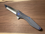Chapman Lake Knives CLK-1 Slate Grey/Electric Blue