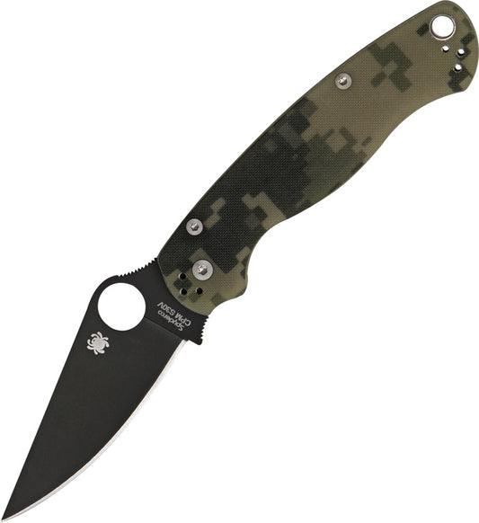 Spyderco Paramilitary 2 Camo/Black Blade S45VN